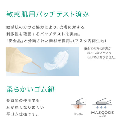【 マスコード / MASCODE】3Dシリーズ Mサイズ