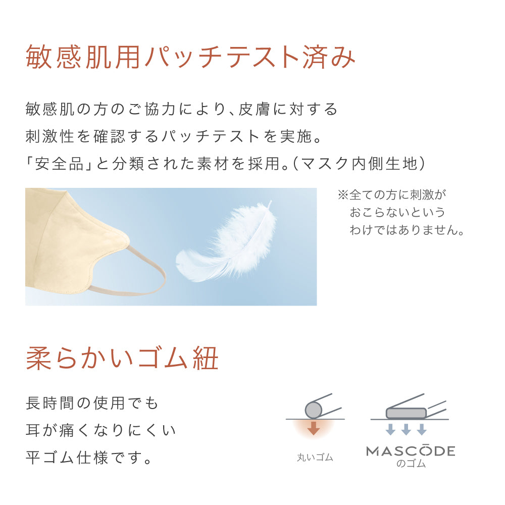 【 マスコード / MASCODE】3Dシリーズ Lサイズ 6袋42枚セット